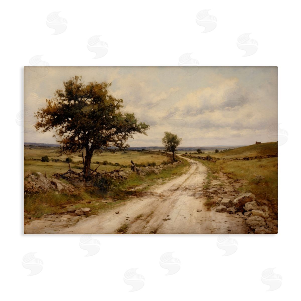 Petal Prints Design Road To Nowhere Canvas Wall Art Print