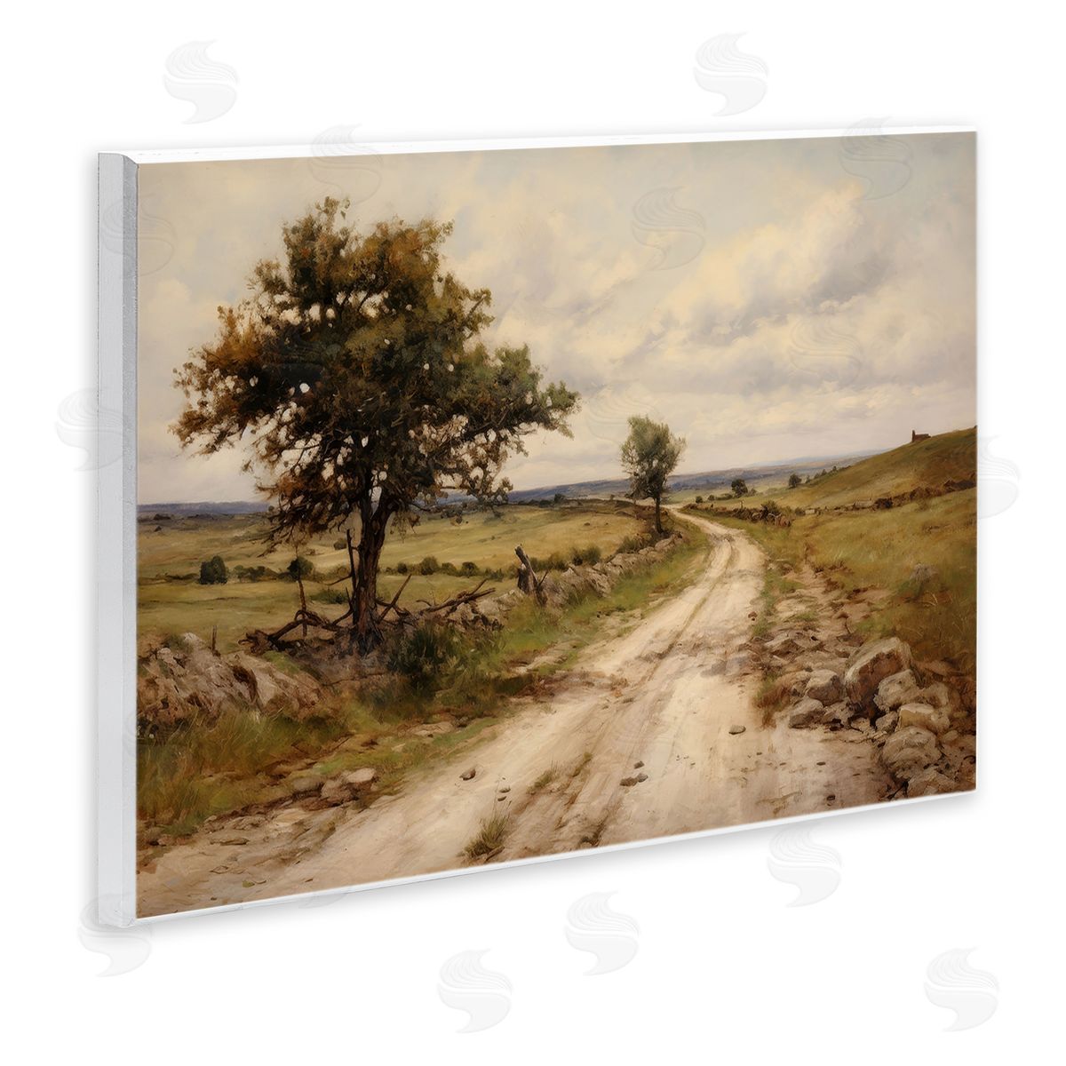 Petal Prints Design Road To Nowhere Wooden Wall Plaque Art Print