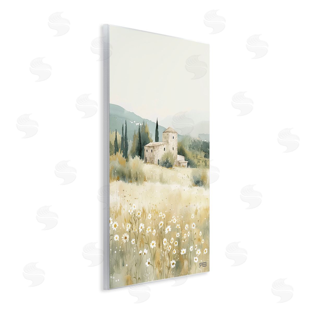 Nu Horizon Countryside Wood Plaque Wall Art, Home Decor by Roozbeh Bahramali