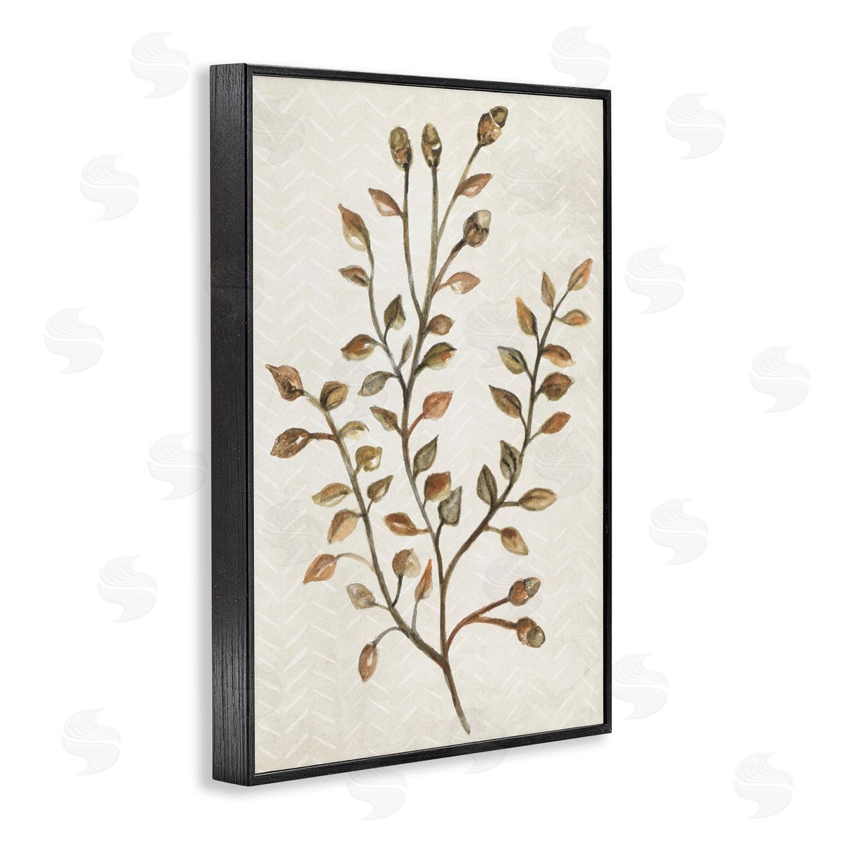 Garden Botanics Sprig Black Frame Print Wall Art, Home Decor by Janice Gaynor