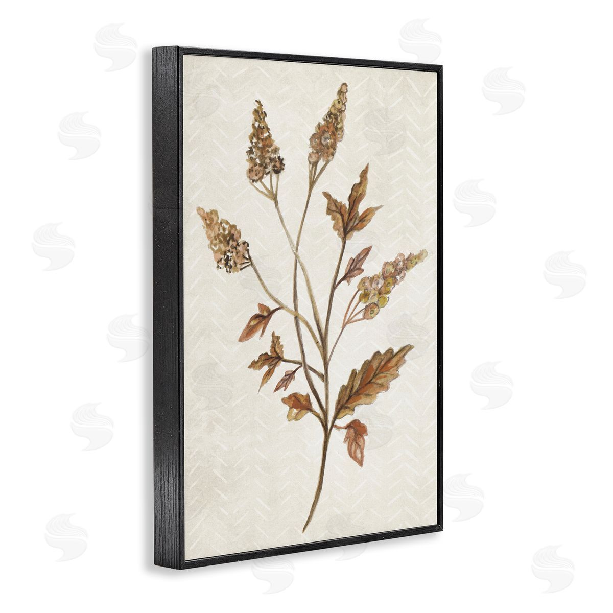 Neutral Garden Botanics Black Frame Print Wall Art, Home Decor by Janice Gaynor