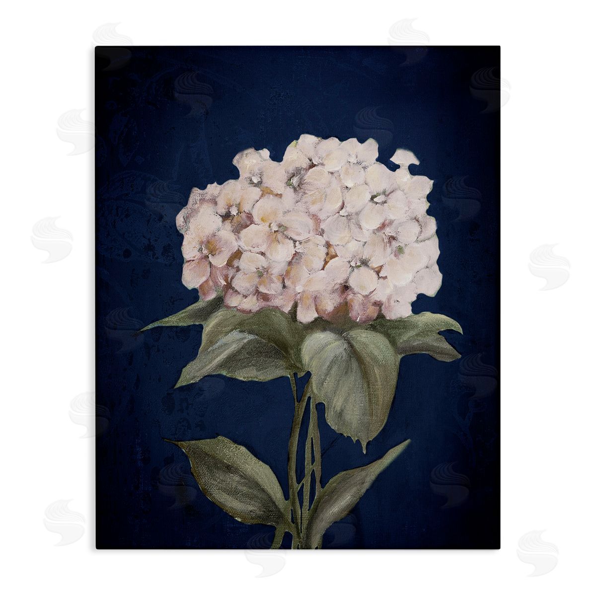 Single Hydrangea Bloom Canvas Wall Art, Home Decor by Patricia Pinto
