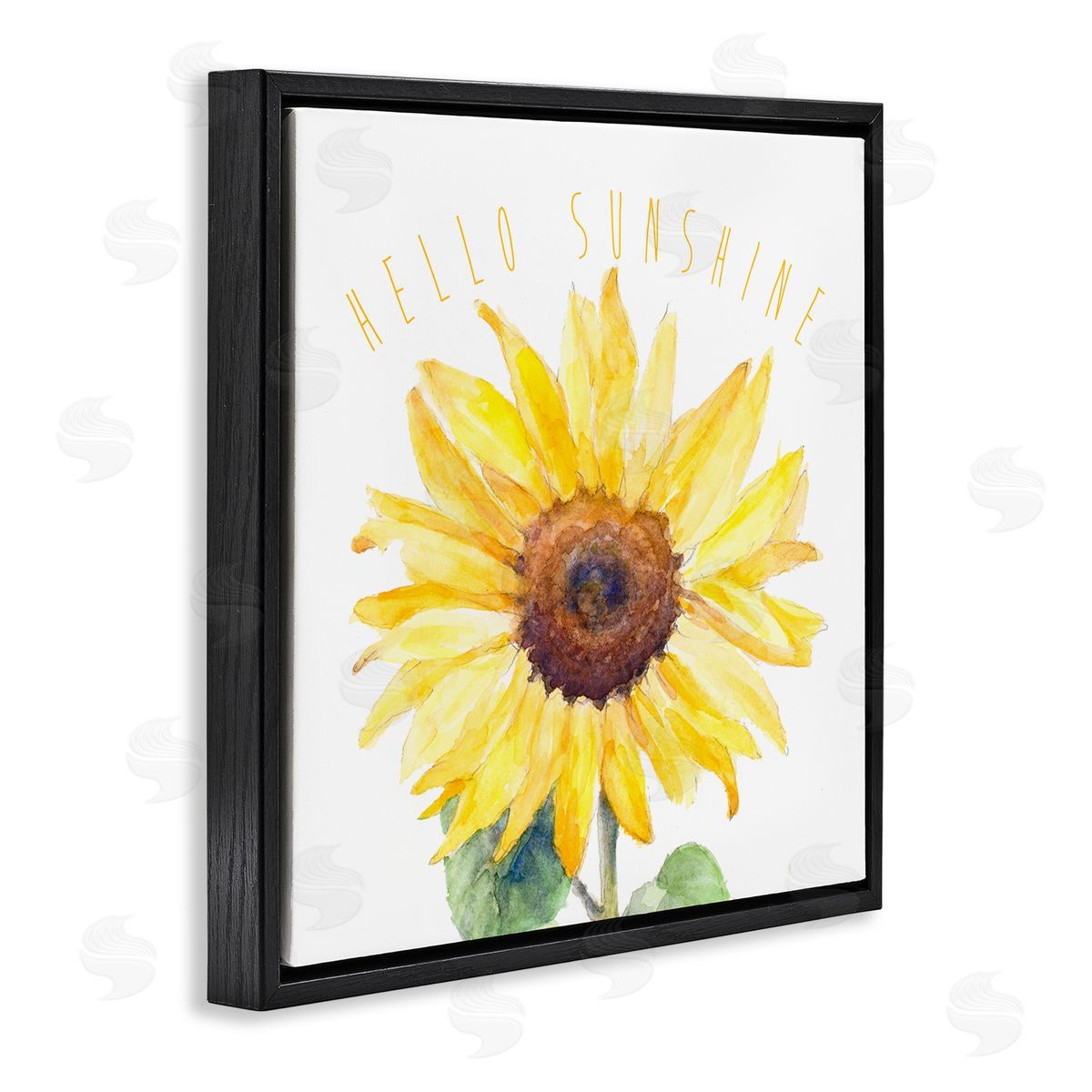 Lanie Loreth Hello Sunshine Bloom Black Floating Frame Canvas Wall Art Print