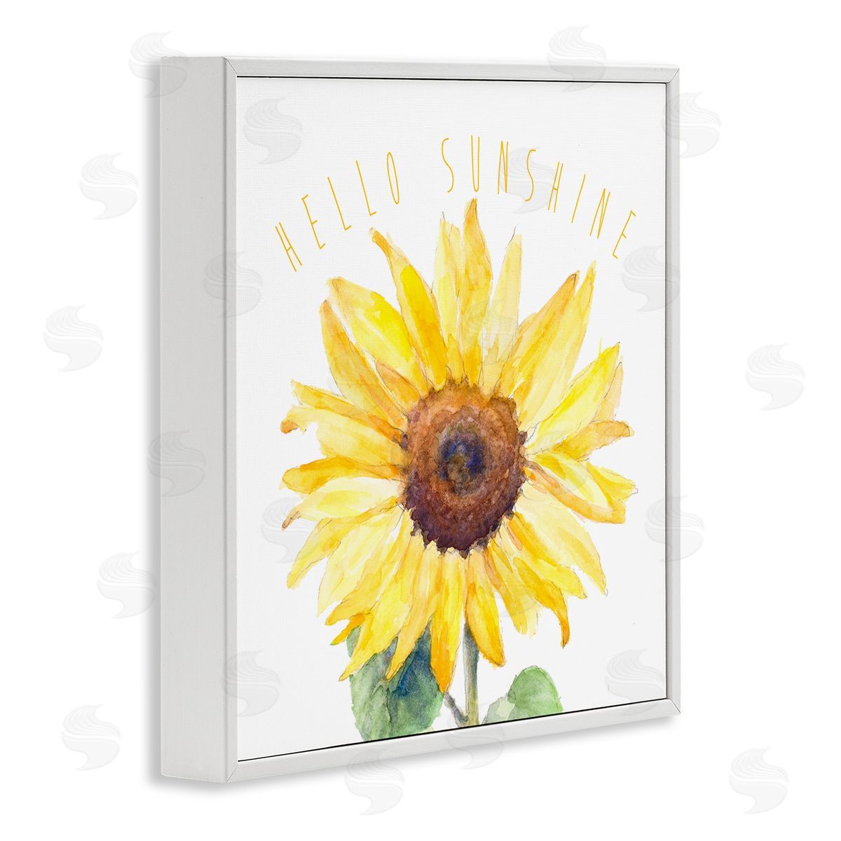 Lanie Loreth Hello Sunshine Bloom White Framed Giclee Wall Art Print