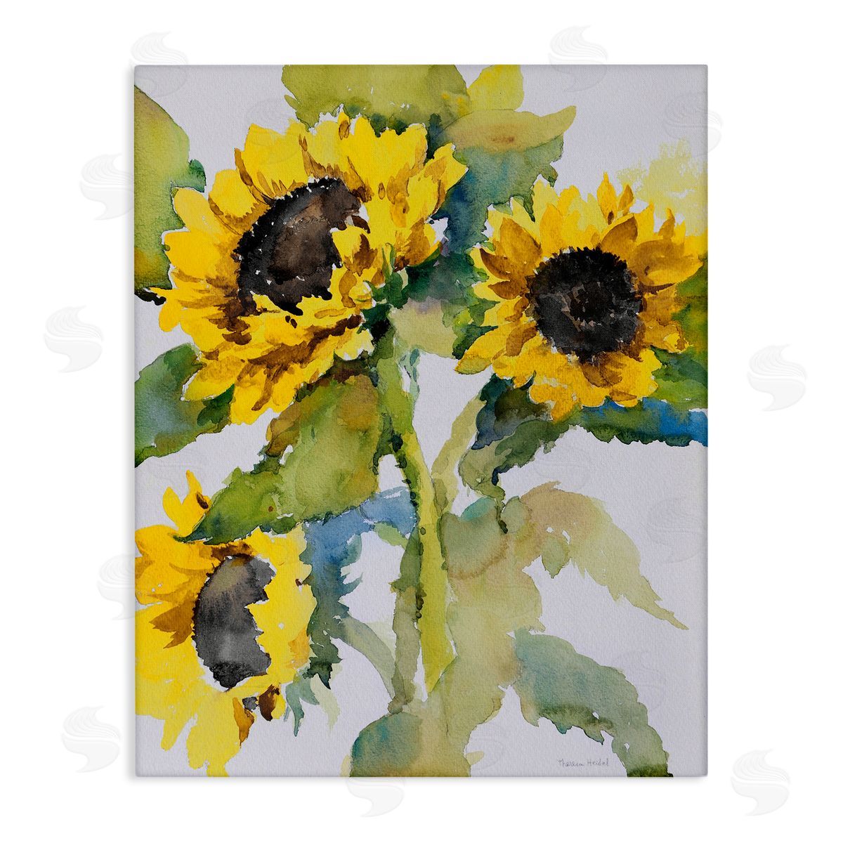 Bright Blooming Bouquet Canvas Wall Art, Home Decor by Theresa Heidel