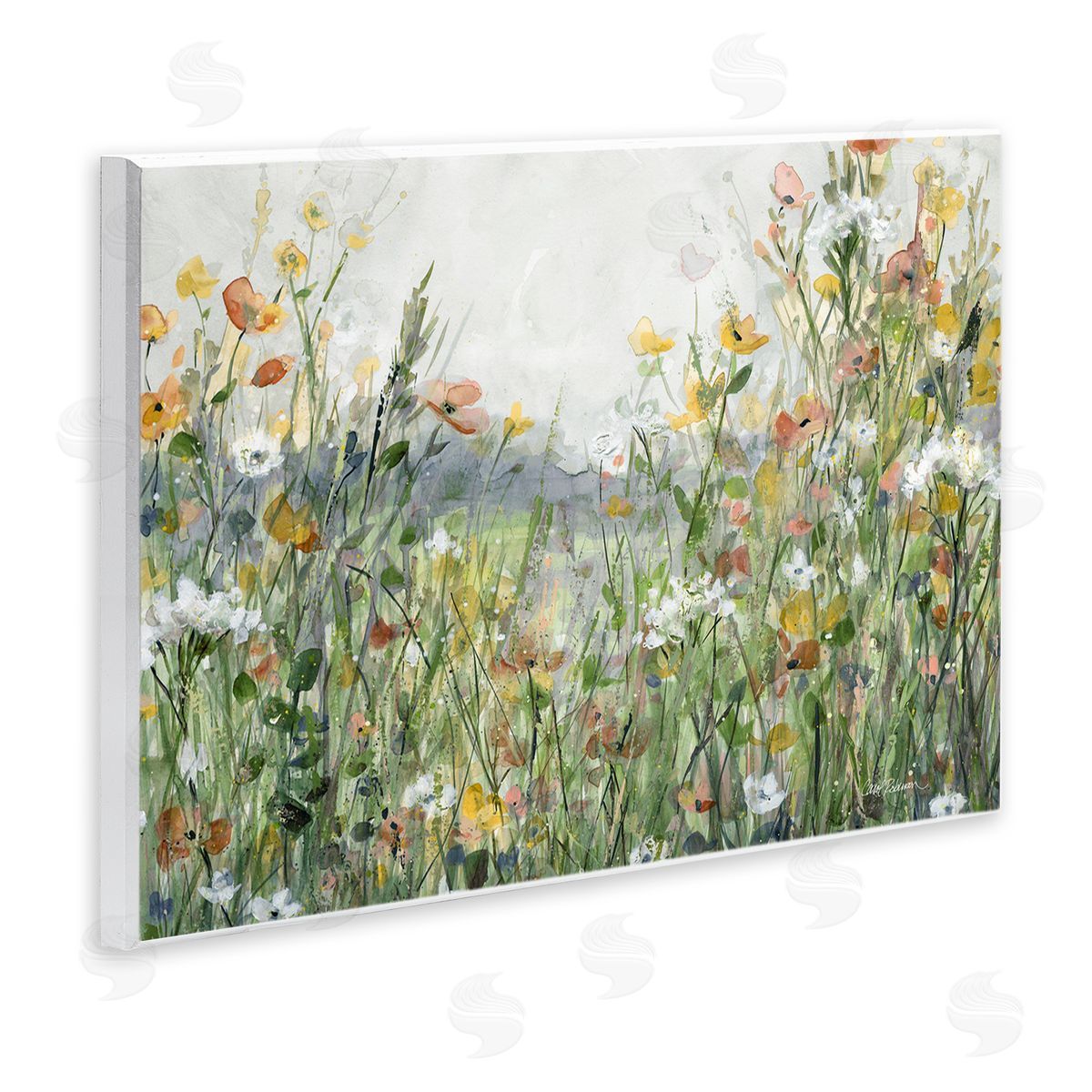 Quiet Natural Meadow Wood Plaque Wall Art, Home Decor by Carol Robinson