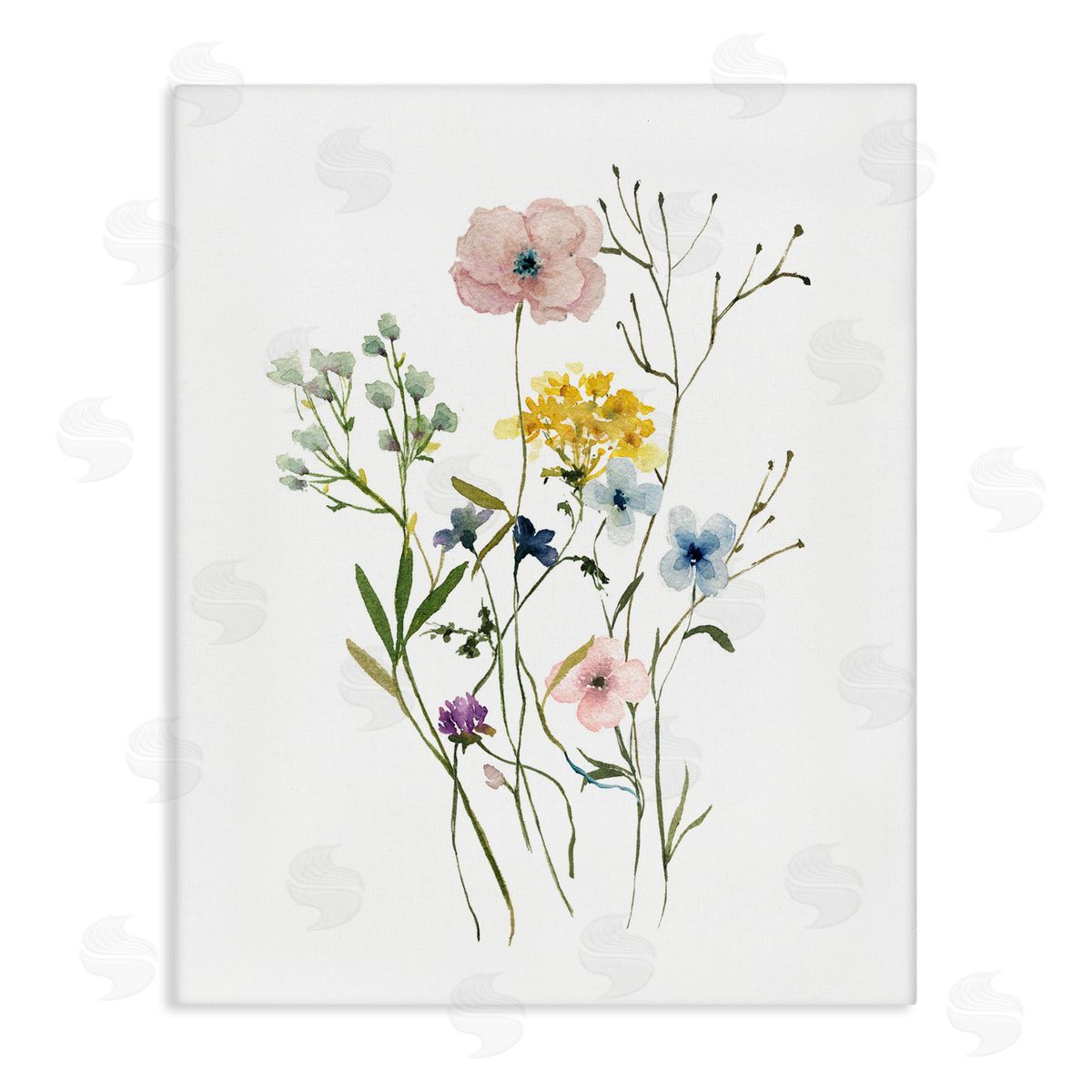 Wild Country Blooms Canvas Wall Art, Home Decor by Livi Finn