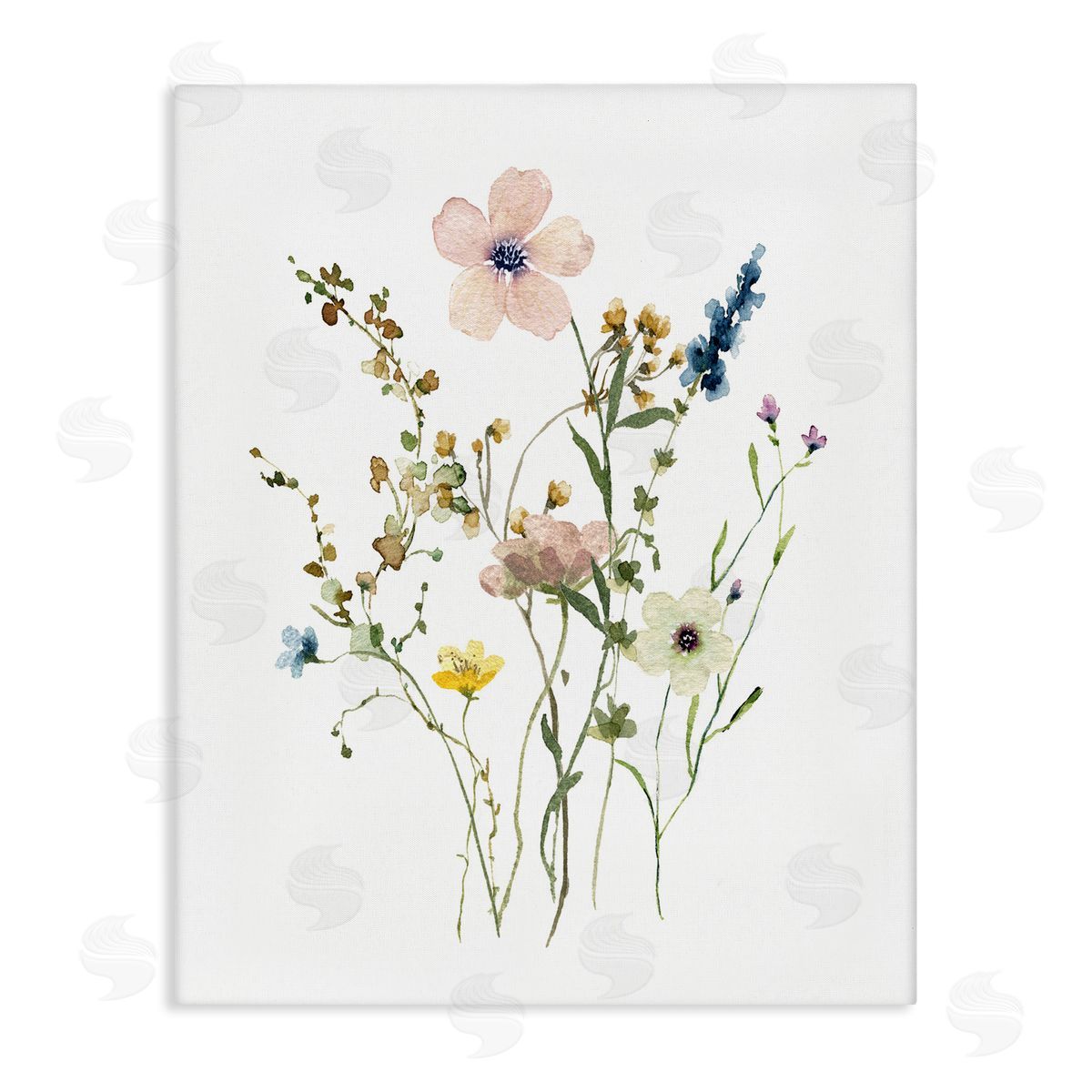 Soft Forest Blooms Canvas Wall Art, Home Decor by Livi Finn