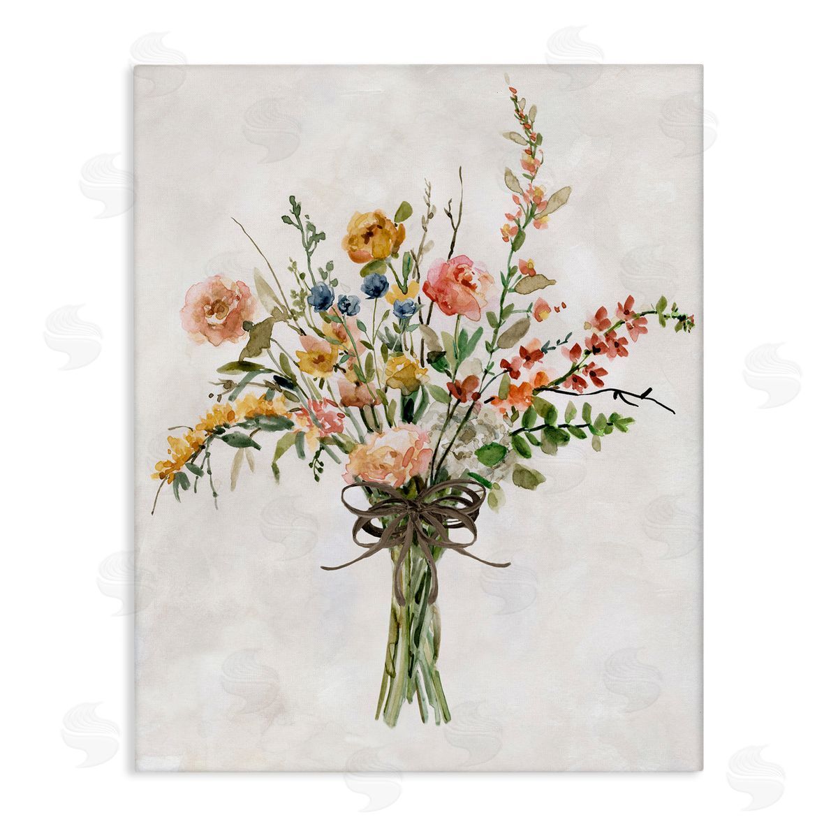 Charming Bright Bouquet Canvas Wall Art, Home Decor by Carol Robinson