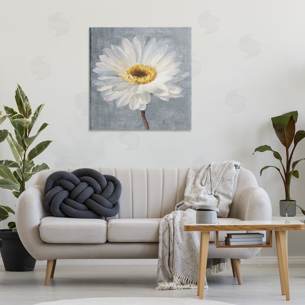 Danhui Nai Paris Blossom on Grey Canvas Wall Art Print in Room