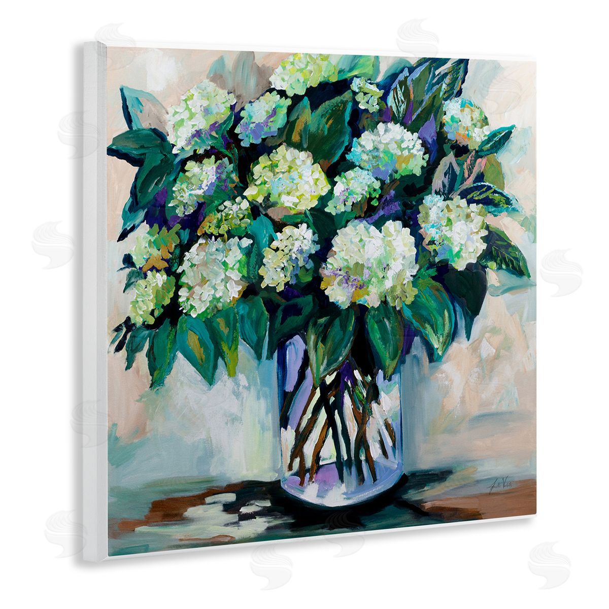 Full Jaimes Bouquet Wood Plaque Wall Art, Home Decor by Jeanette Vertentes