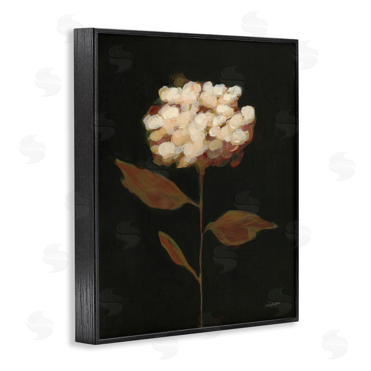 Fade Into Fall Bloom Black Frame Print Wall Art, Home Decor by Haley Knighten