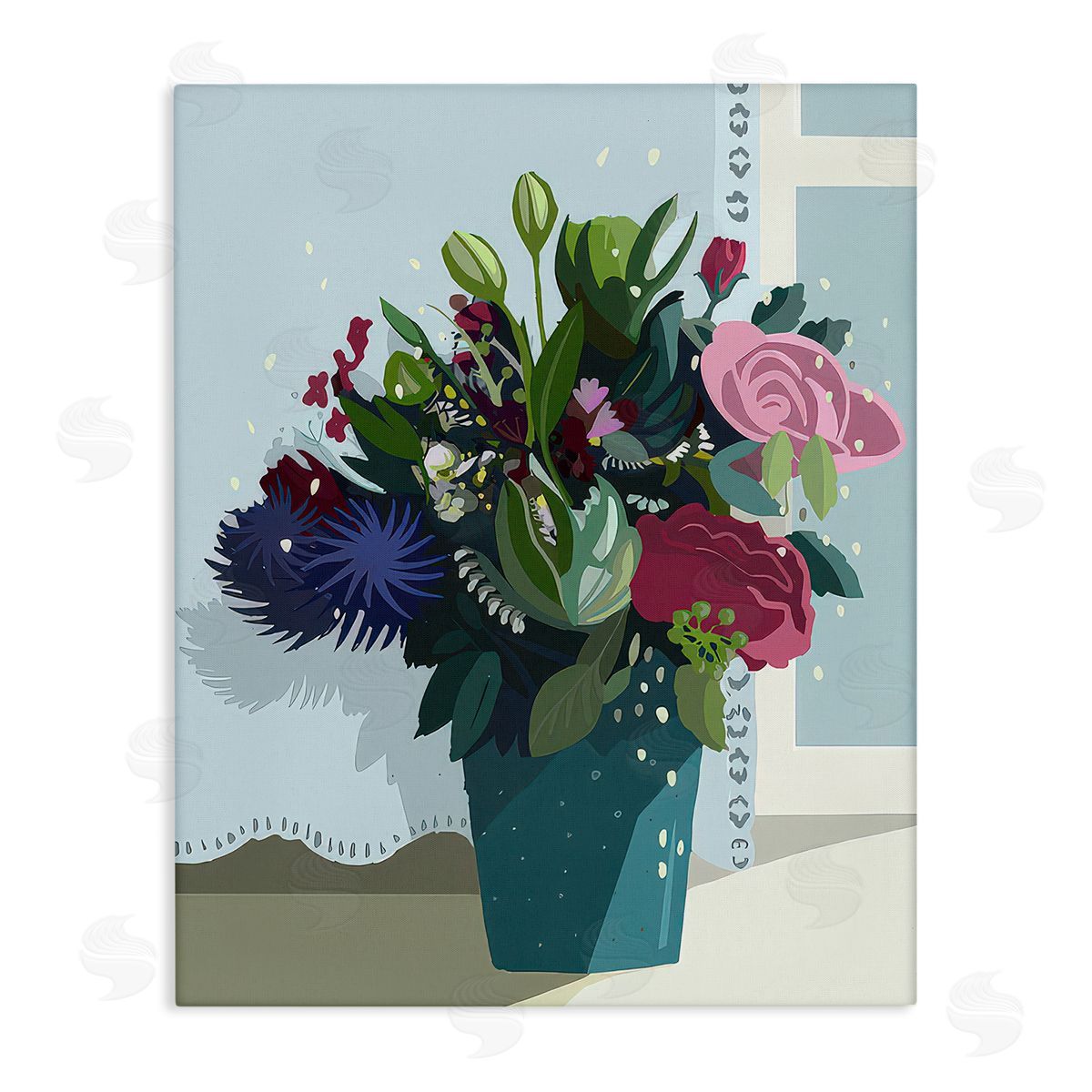 Betty Boynes After The Wedding Bouquet Canvas Wall Art Print