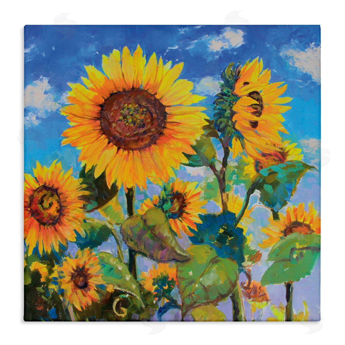 Catherine Elliot Lost Acres Sunflowers Canvas Wall Art Print