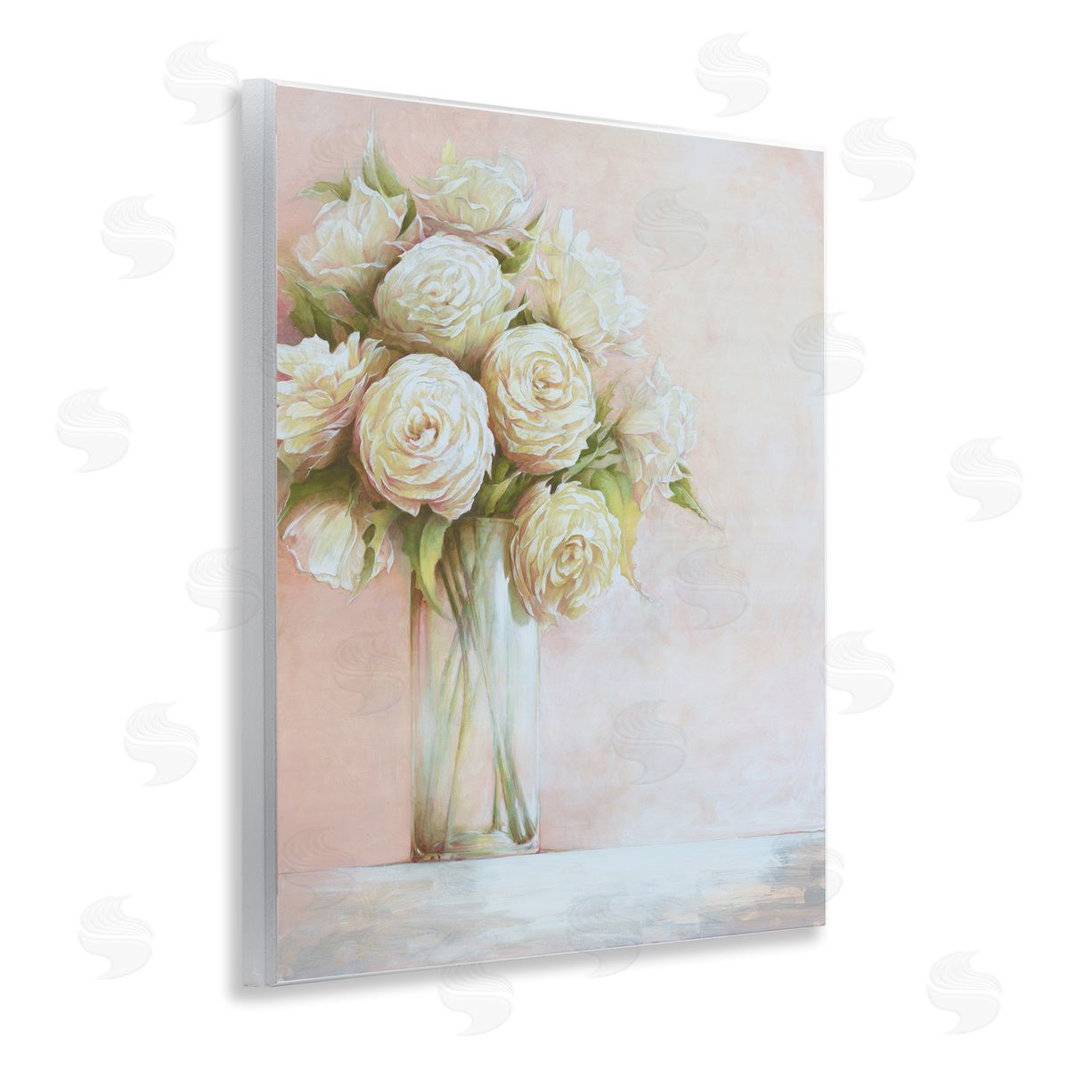 Romantic Roses Bouquet Wood Plaque Wall Art, Home Decor by Cloverfield and Co.