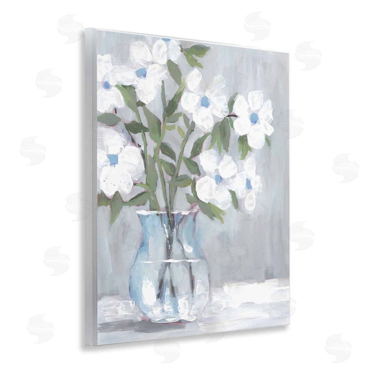 Pale Blossom Bouquet Wood Plaque Wall Art, Home Decor by Dogwood Portfolio