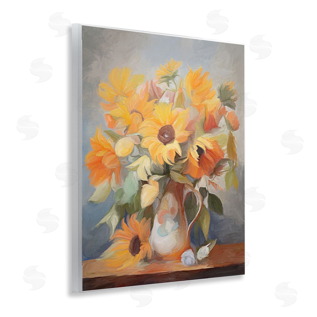 Bright Sunflower Medley Wood Plaque Wall Art, Home Decor by Ramona Murdock