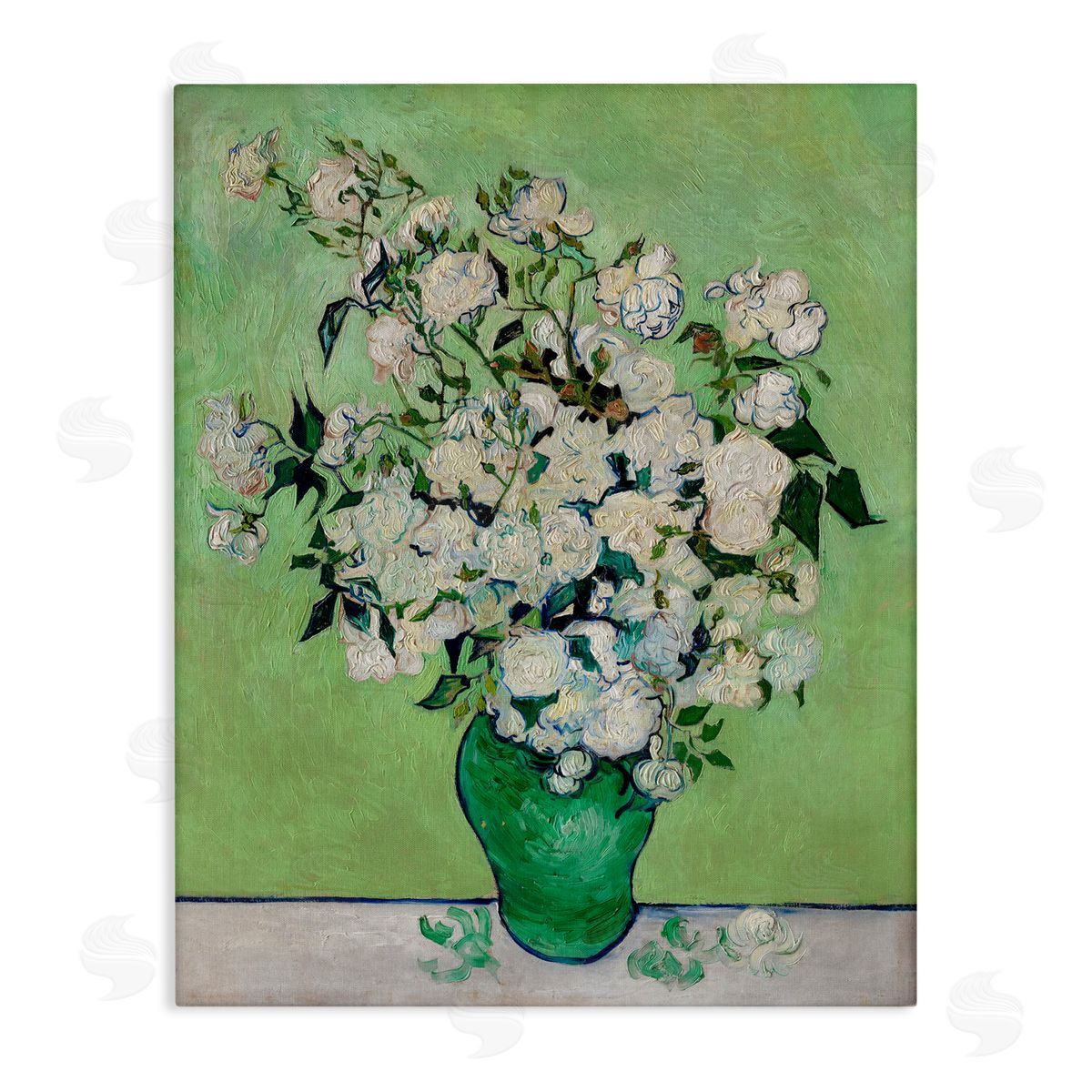 Van Gogh Roses Canvas Wall Art, Home Decor by Andrea Haase