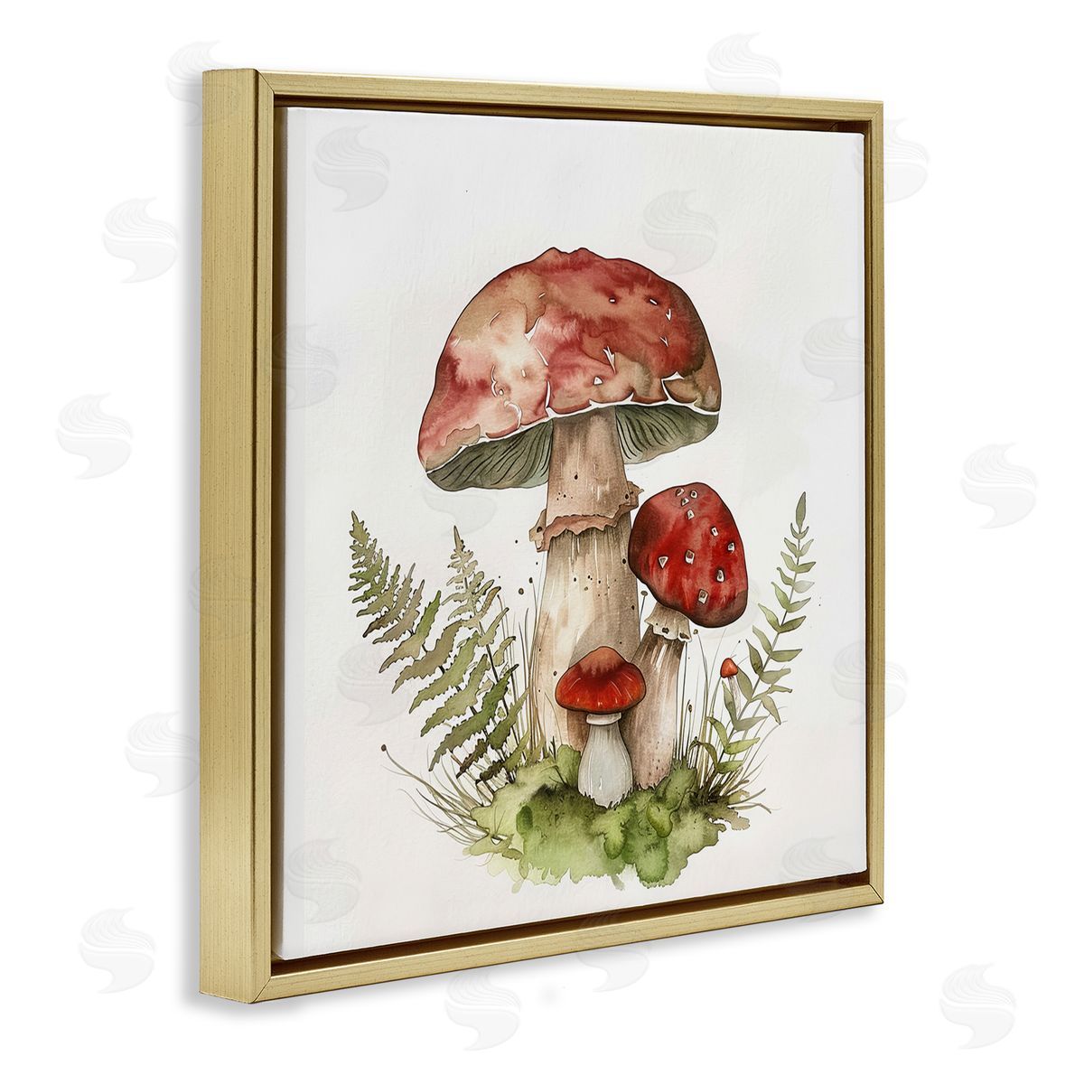 Lazar Studio Enchanted Forest Floor Gold Floating Frame Canvas Wall Art Print