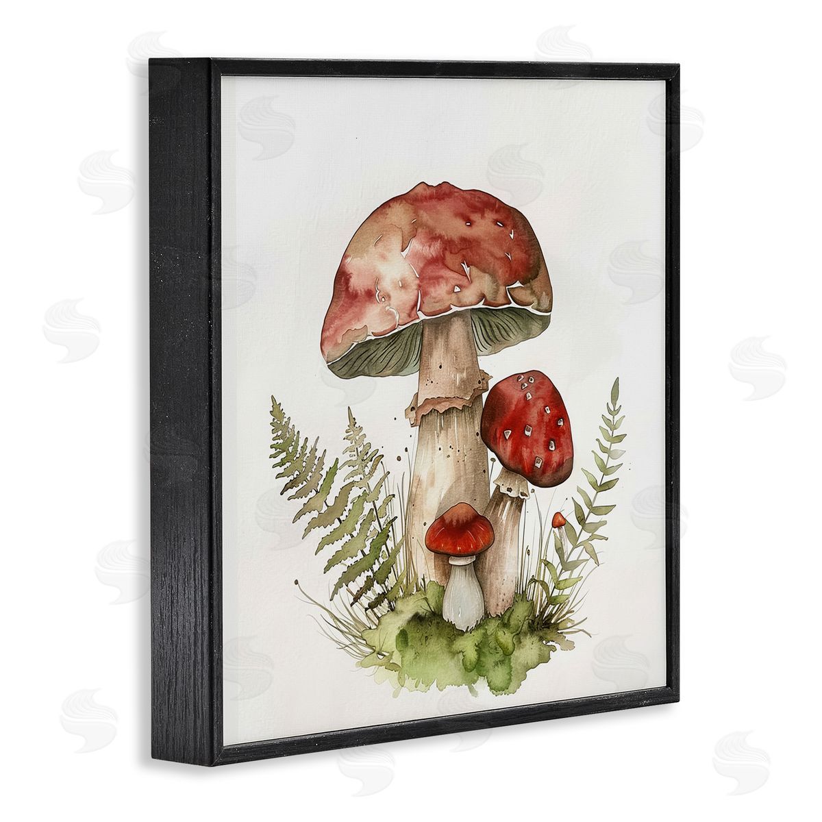Lazar Studio Enchanted Forest Floor Black Framed Giclee Wall Art Print