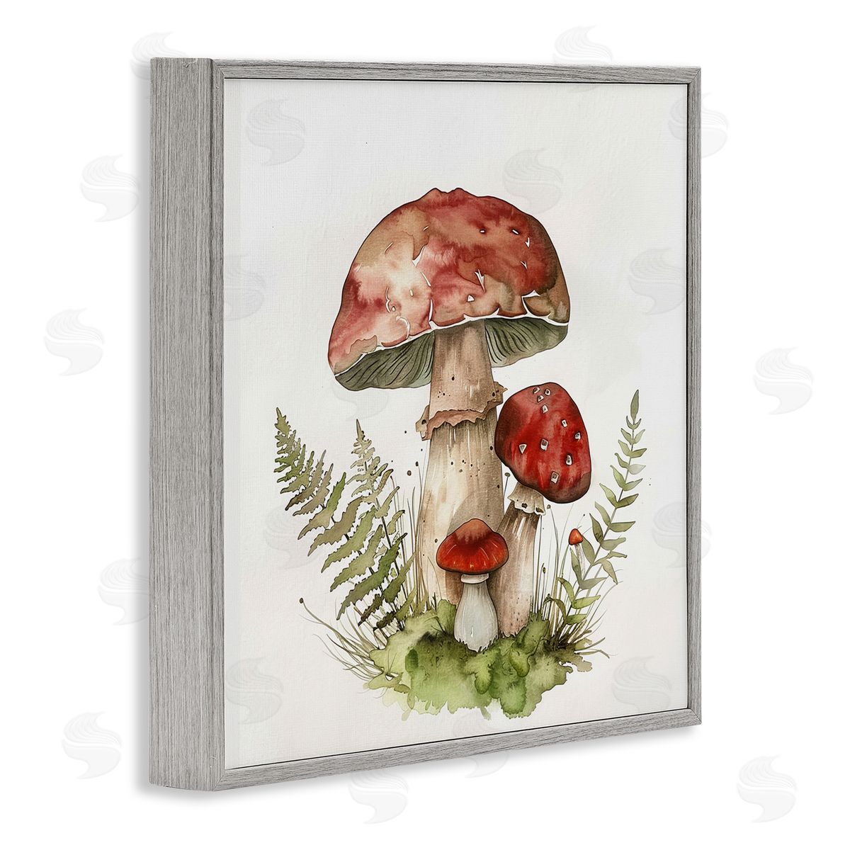 Lazar Studio Enchanted Forest Floor Gray Framed Giclee Wall Art Print