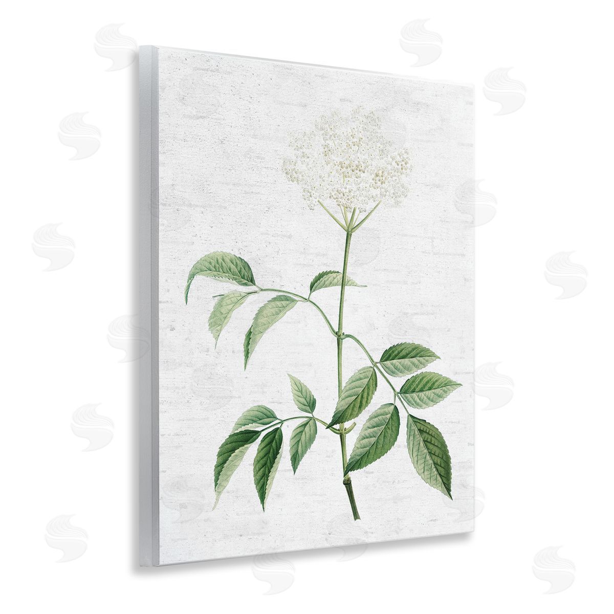 Subtle Neutral Flower Wood Plaque Wall Art, Home Decor by Lettered and Lined