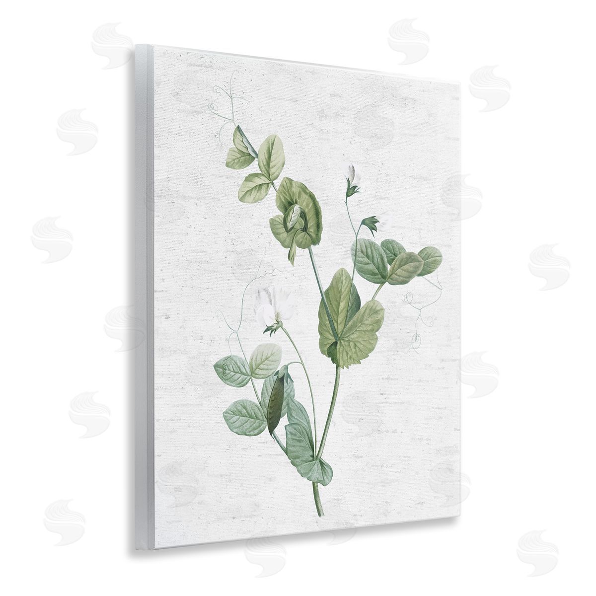 Soft Country Botanical Wood Plaque Wall Art, Home Decor by Lettered and Lined