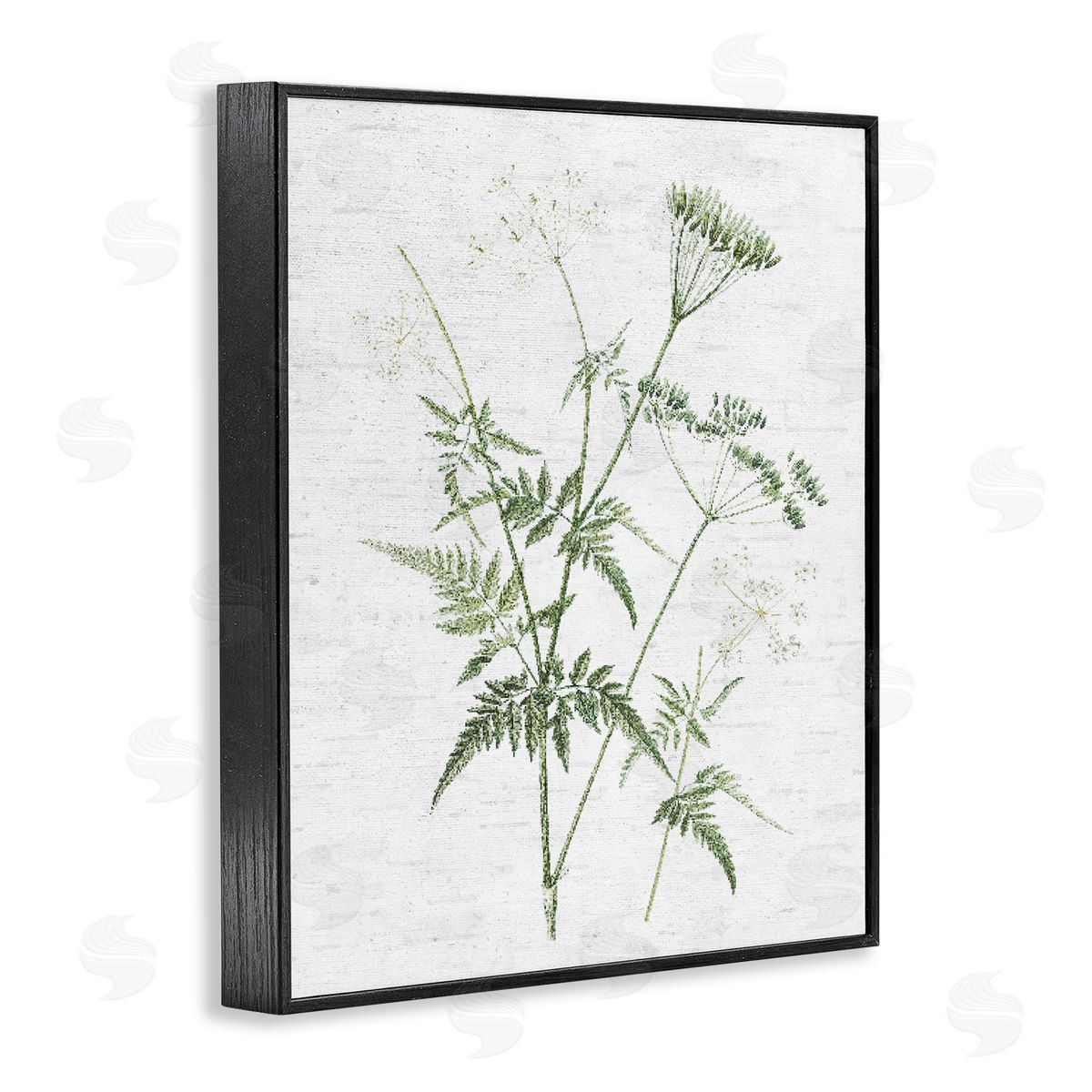 Soft Blooming Bud Black Frame Print Wall Art, Home Decor by Lettered and Lined