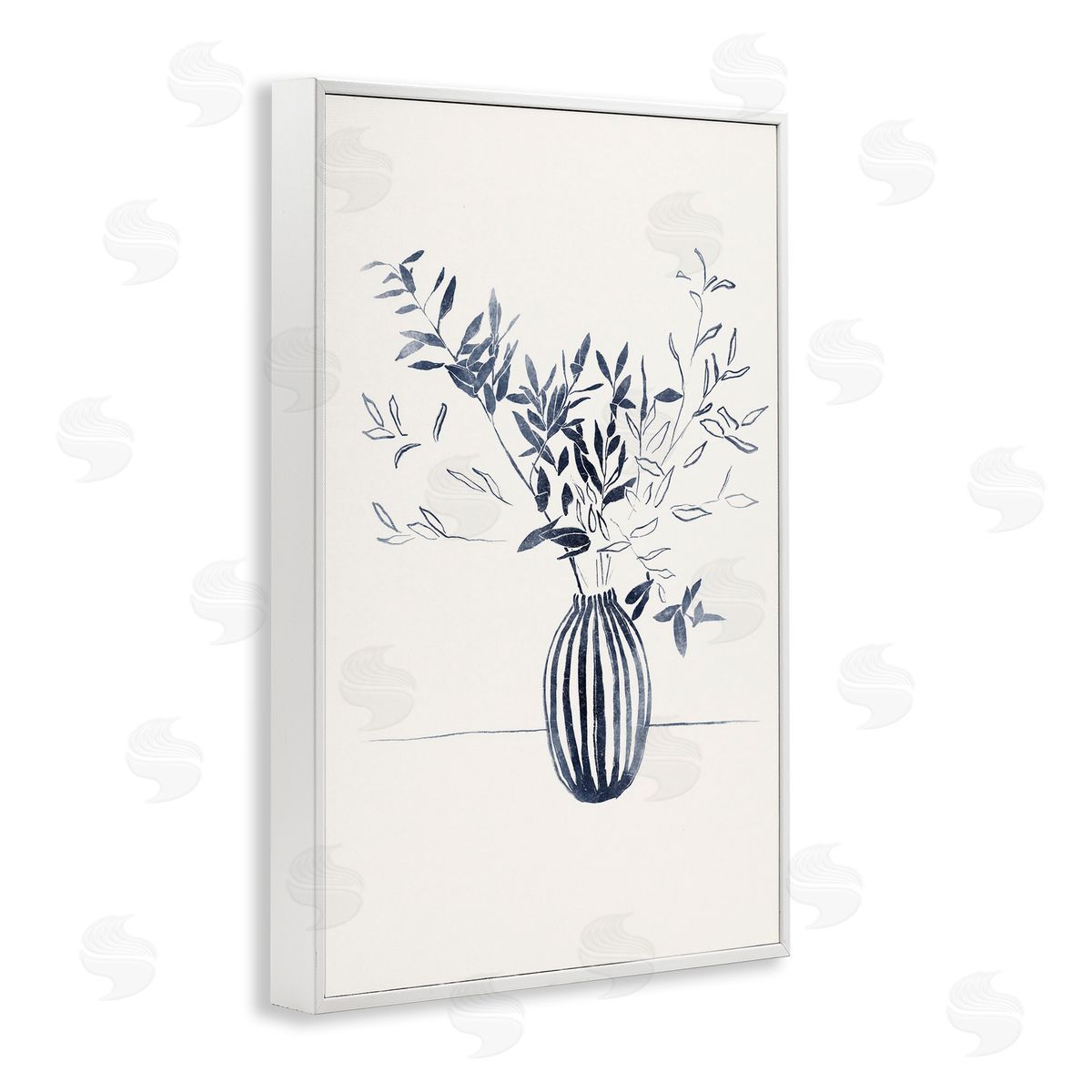 Minimal Bud Vase White Frame Print Wall Art, Home Decor by Yuyu Pont