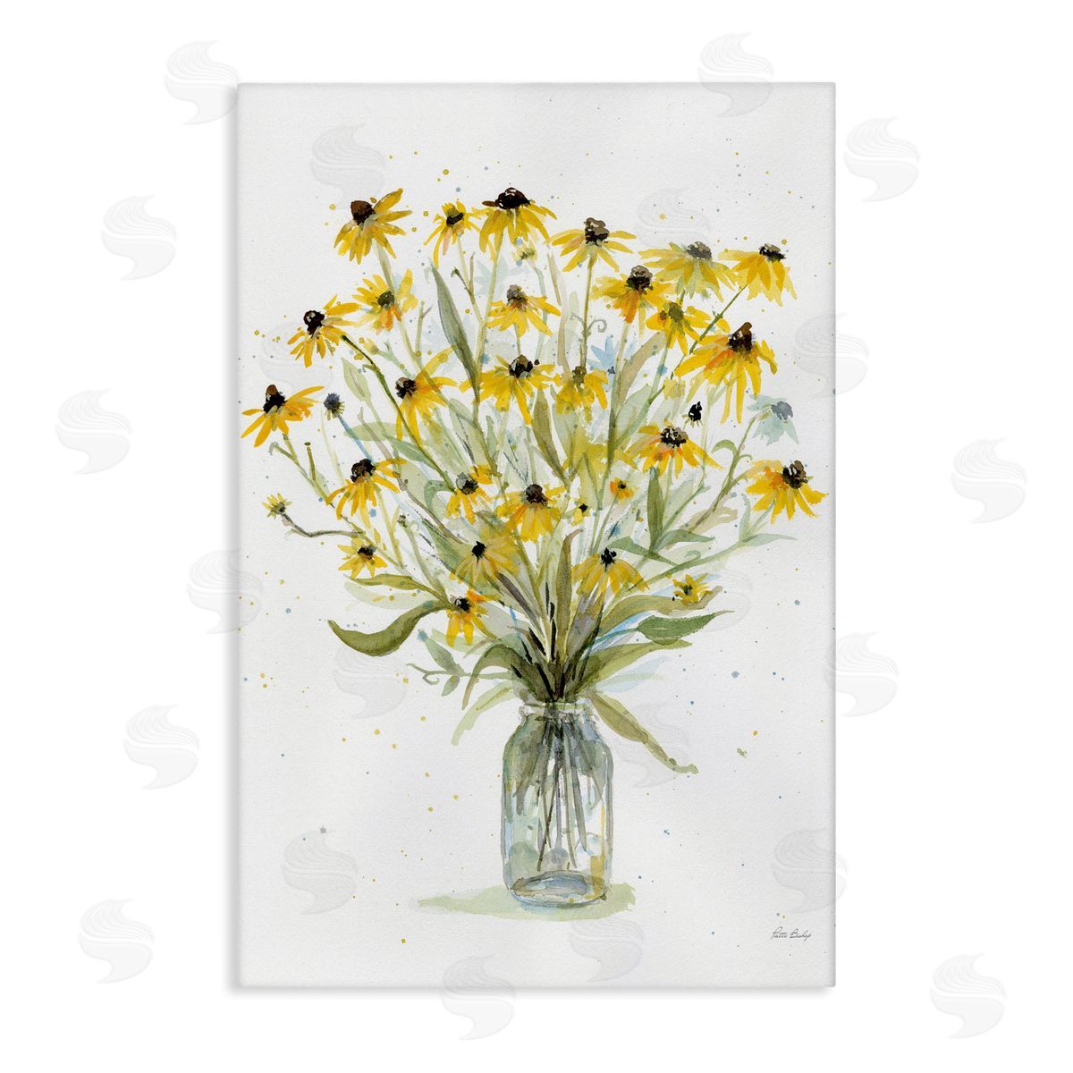 Black-Eyed Susans Canvas Wall Art, Home Decor by Patti Bishop