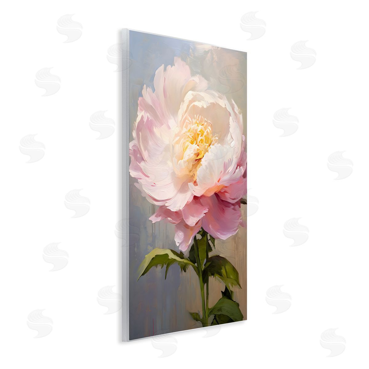 Pink Rose in Bloom Wood Plaque Wall Art, Home Decor by Petals Prints Design