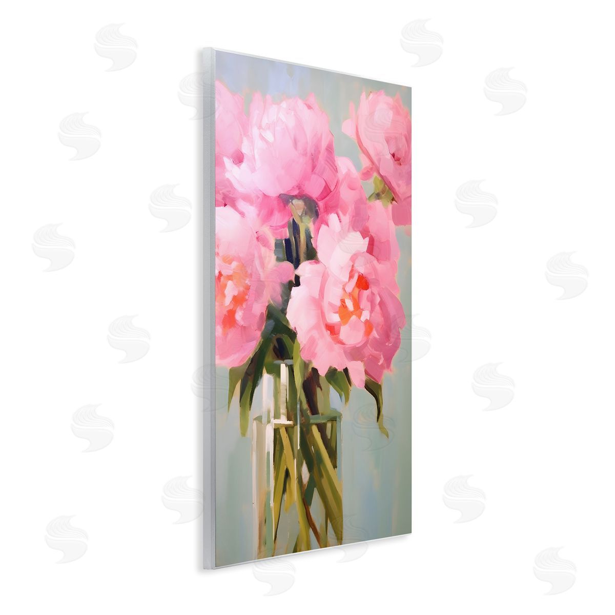 Blush Pink Roses Wood Plaque Wall Art, Home Decor by Petals Prints Design