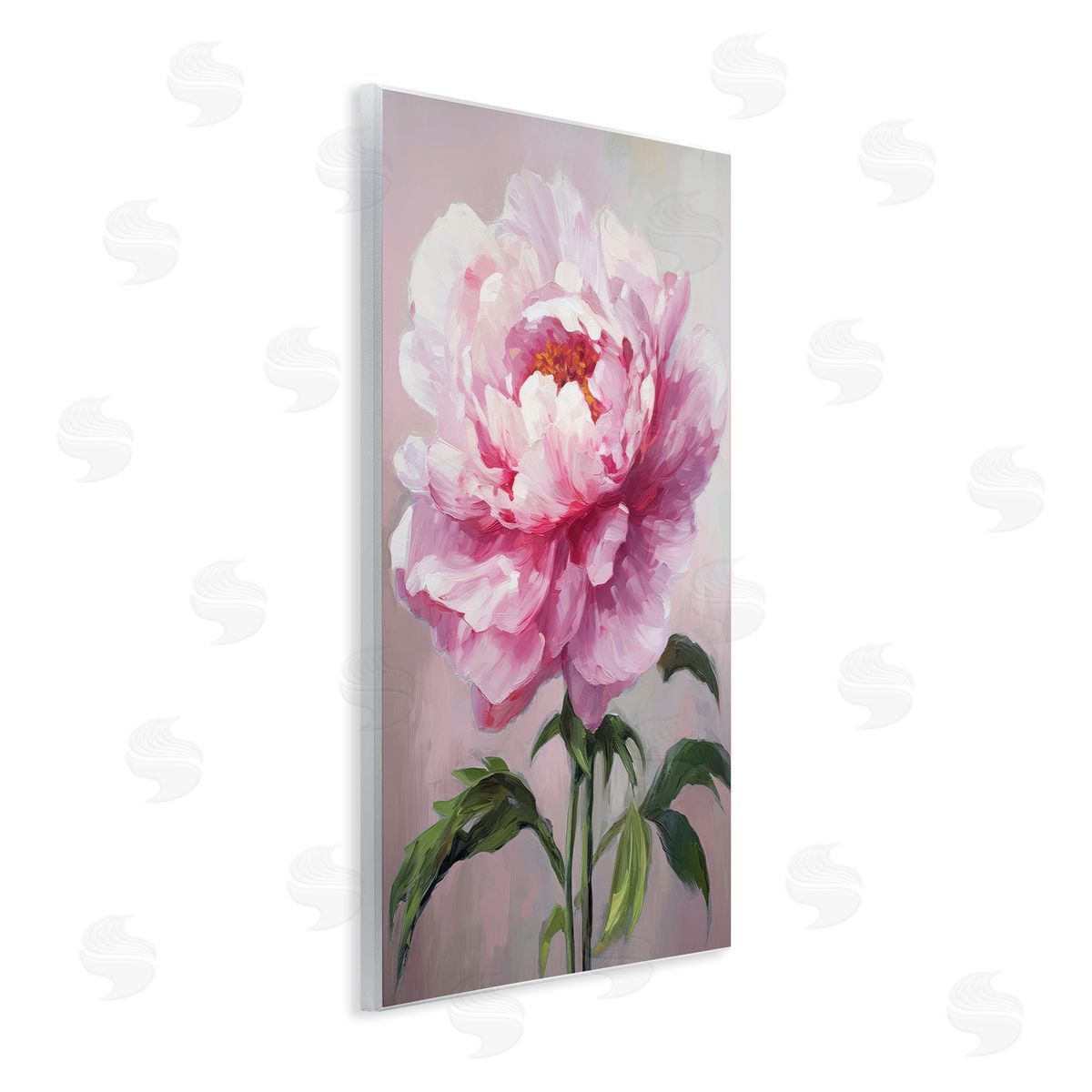 Pink Blooming Floral Wood Plaque Wall Art, Home Decor by Petals Prints Design