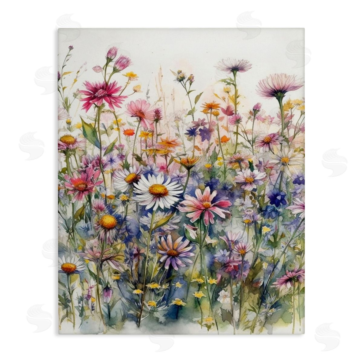 Ryley Gray Assorted Wild Flowers Canvas Wall Art Print