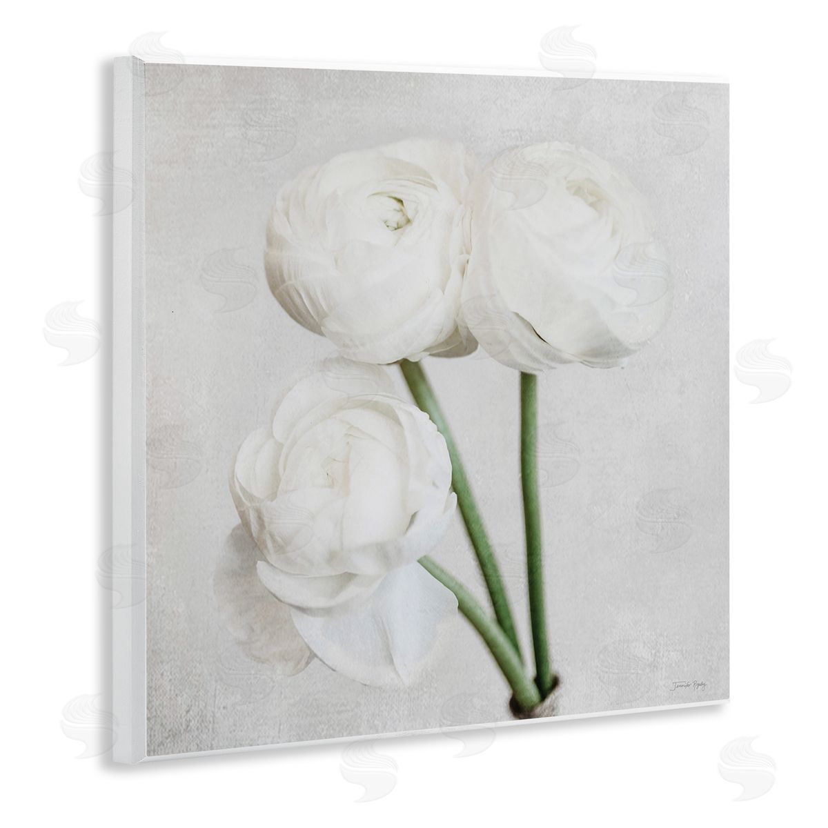 Charming Peony Trio Wood Plaque Wall Art, Home Decor by Jennifer Rigsby