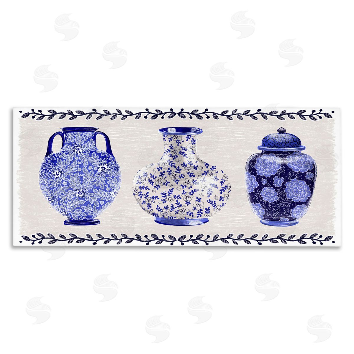 Raquel Maciel Traditional Blue Vases