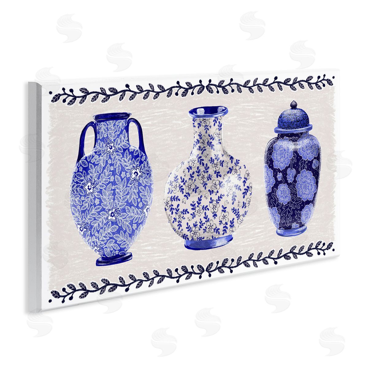 Raquel Maciel Traditional Blue Vases