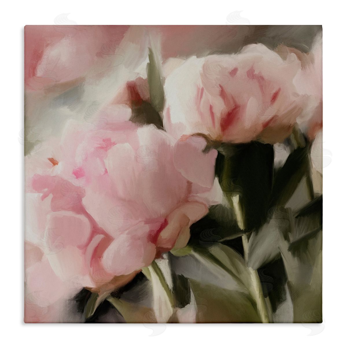 Soft Floral Arrangement Canvas Wall Art, Home Decor by Dan Meneely