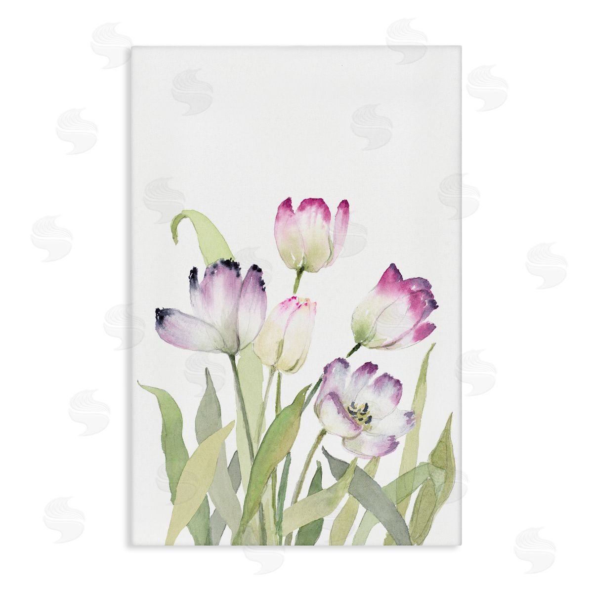 Fresh Garden Tulips Canvas Wall Art, Home Decor by Lanie Loreth