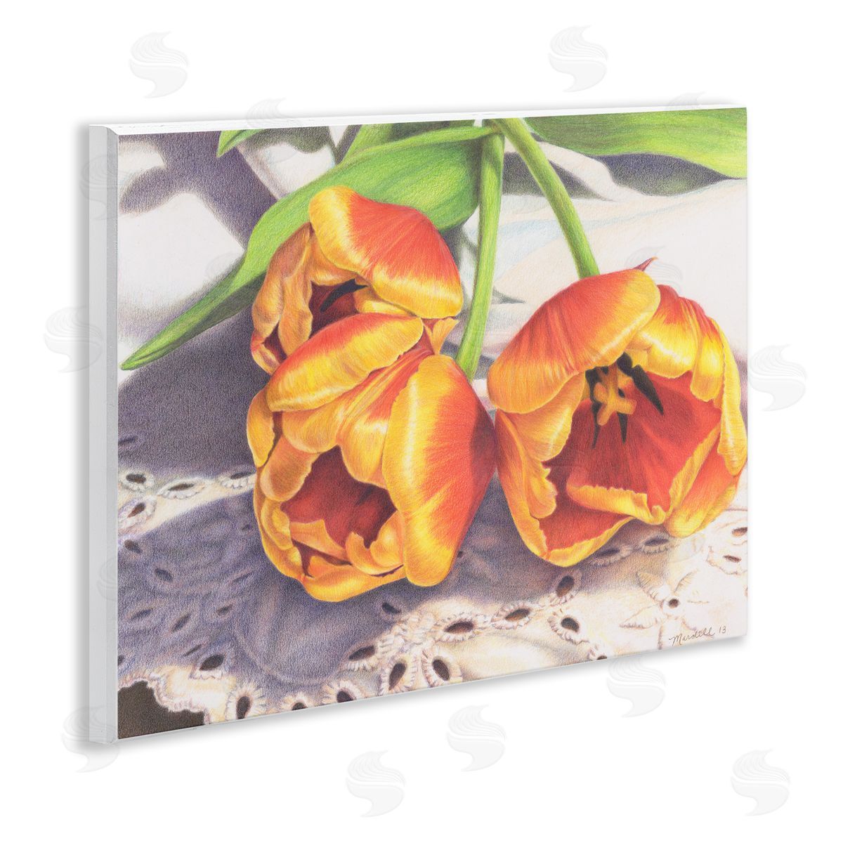 Three Of A Kind Wood Plaque Wall Art, Home Decor by Mardell Schuster