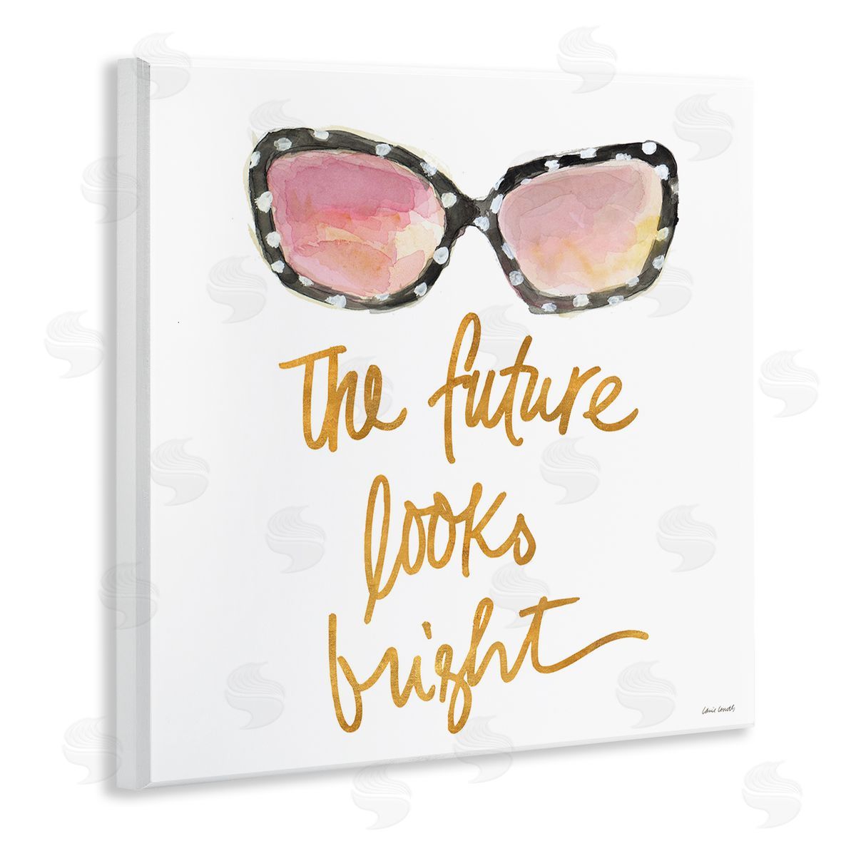 Future Looks Bright Wood Plaque Wall Art, Home Decor by Lanie Loreth