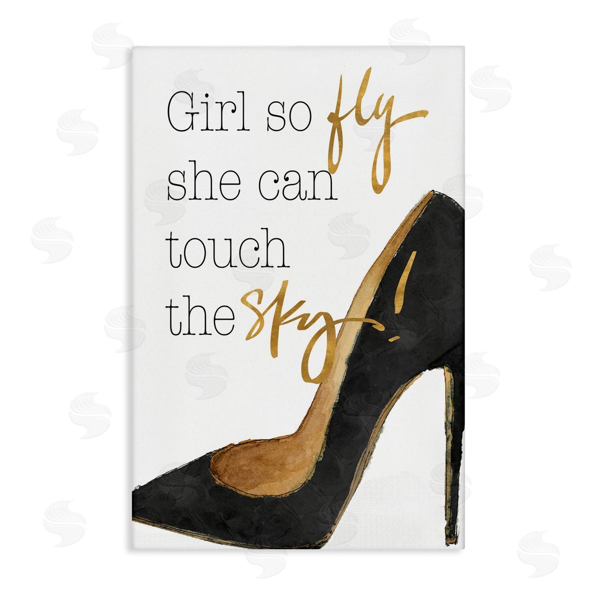 Touch The Sky Phrase Canvas Wall Art, Home Decor by Lanie Loreth