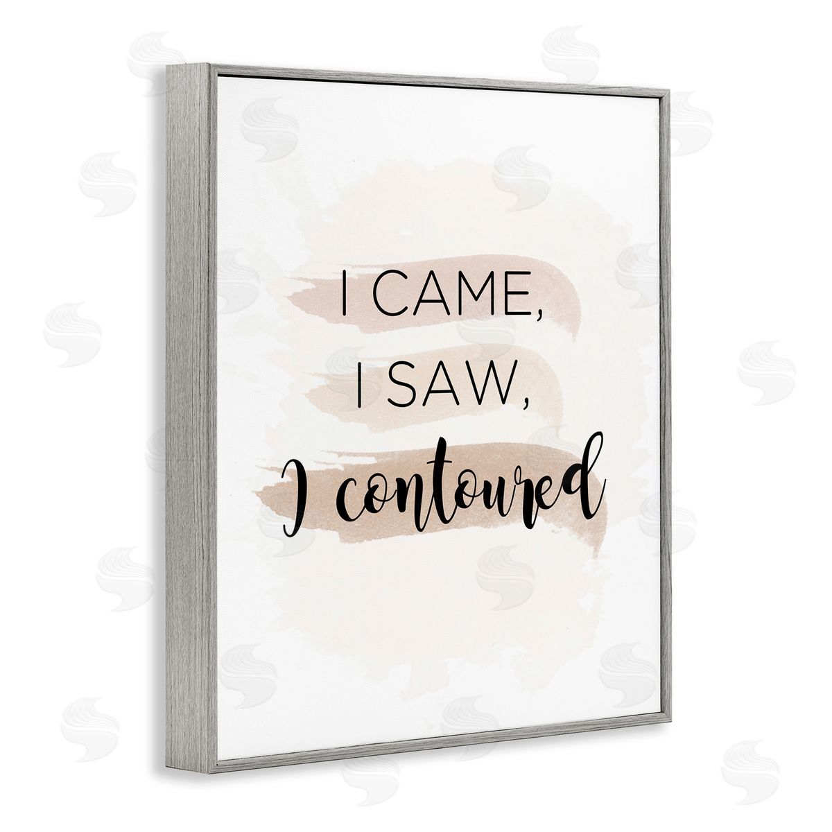 Came Saw Contoured Grey Frame Print Wall Art, Home Decor by Anna Quach