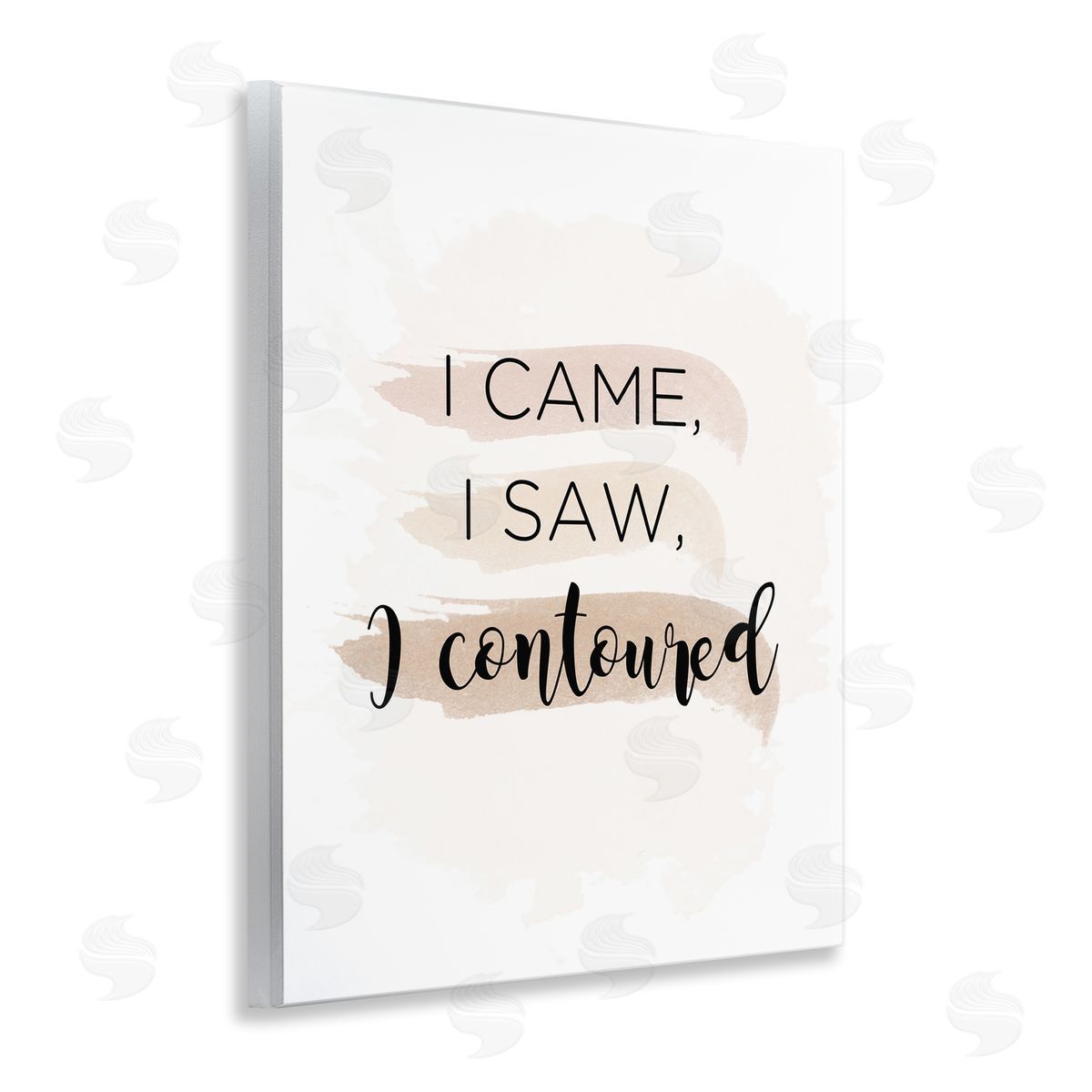Came Saw Contoured Wood Plaque Wall Art, Home Decor by Anna Quach