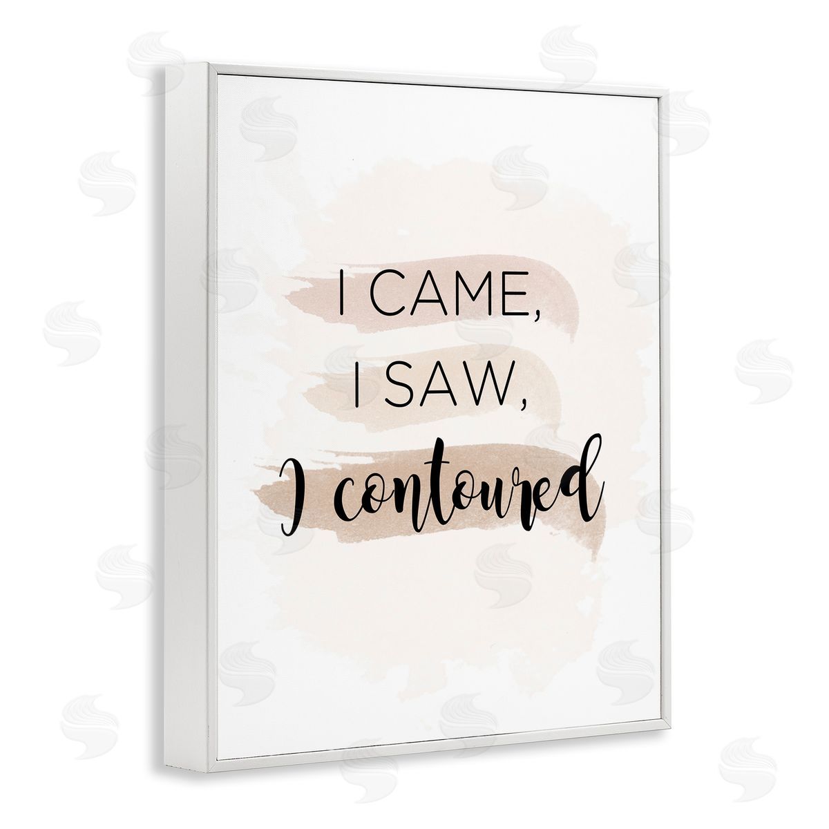 Came Saw Contoured White Frame Print Wall Art, Home Decor by Anna Quach