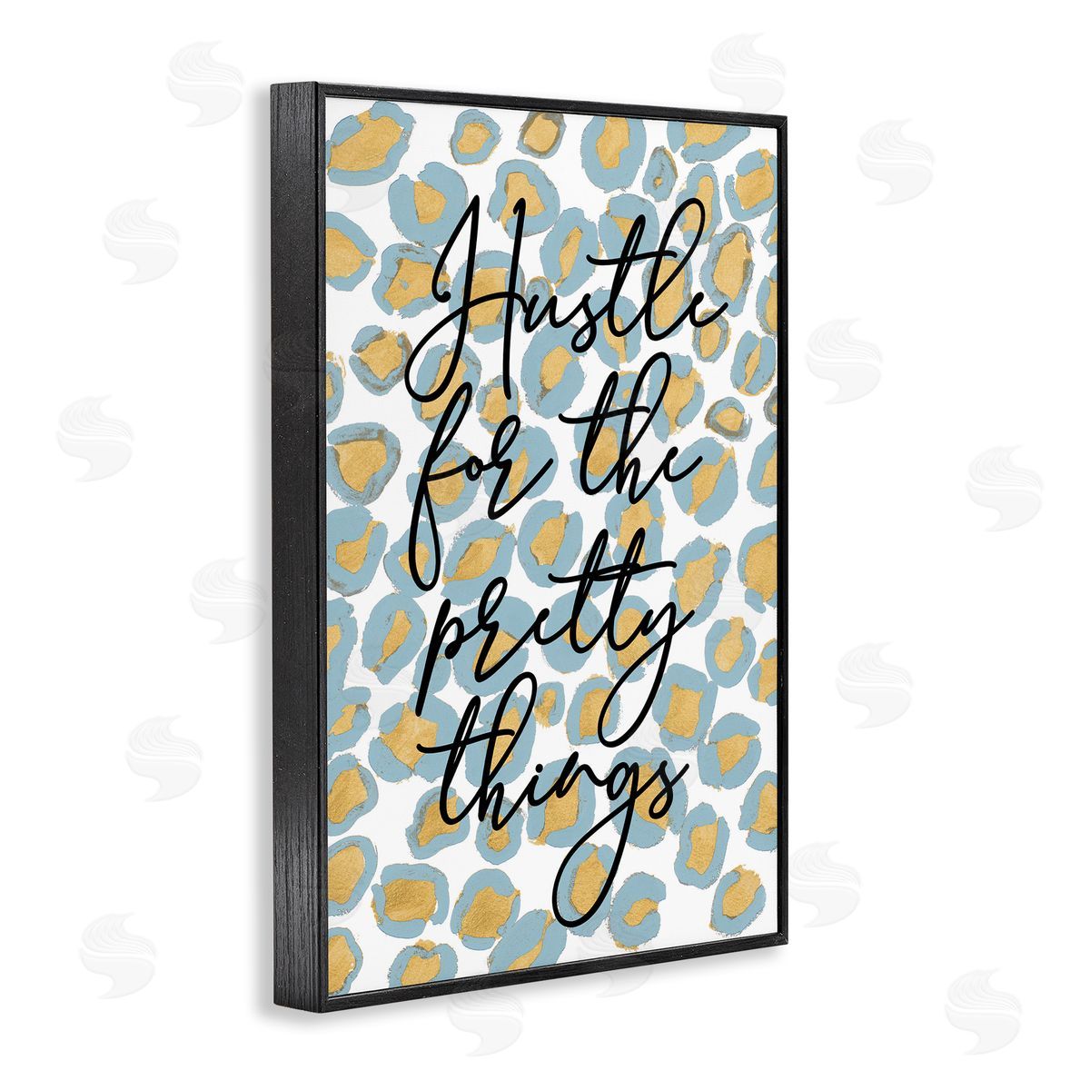 Hustle For Pretty Things Black Frame Print Wall Art, Home Decor by Lanie Loreth