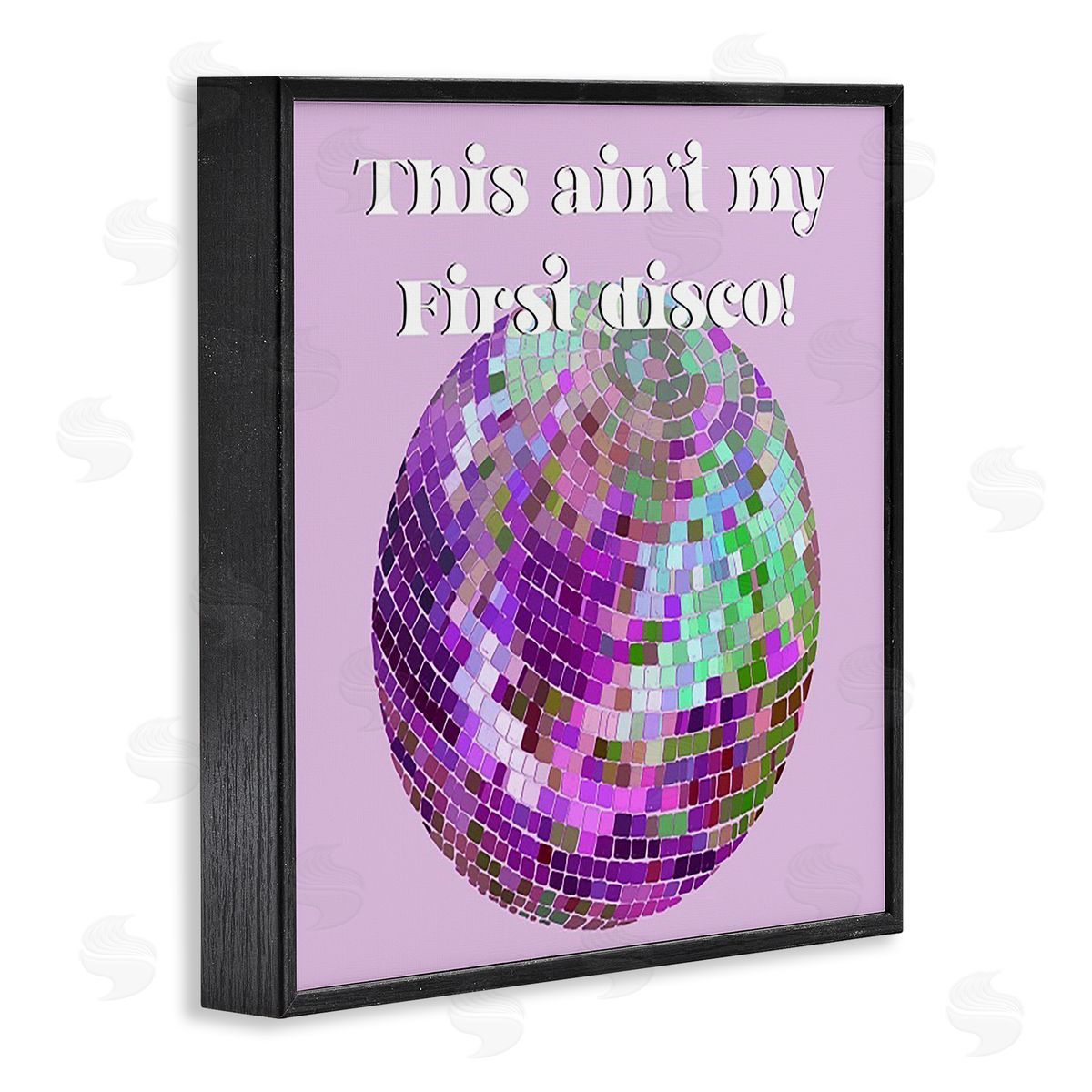 Regina Moore Ain't My First Disco Black Framed Giclee Wall Art Print