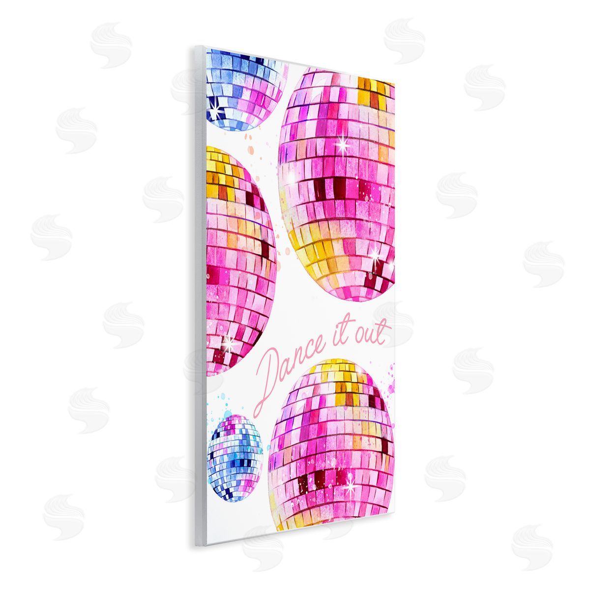 Dance It Out Disco Balls Wood Plaque Wall Art, Home Decor by Enya Todd