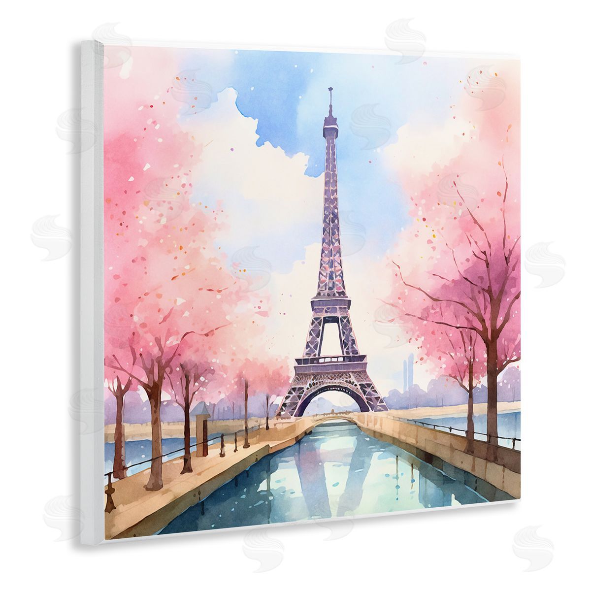 Paris Rendezvous Scene Wood Plaque Wall Art, Home Decor by Andrea Haase