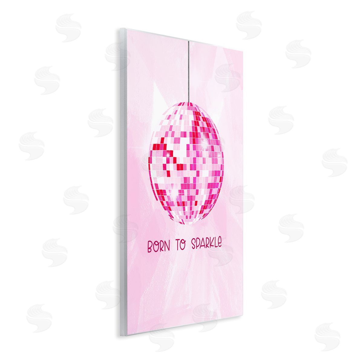 Born To Sparkle Disco Wood Plaque Wall Art, Home Decor by JJ Design House, LLC.